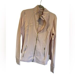 NWT Lululemon define jacket nulu BLISSFUL PINK Size 12